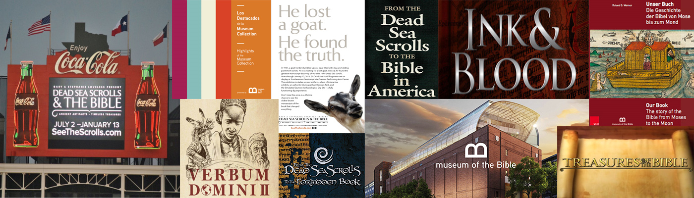 Exhibitions featuring Post-2002 Dead Sea Scrolls-like fragments